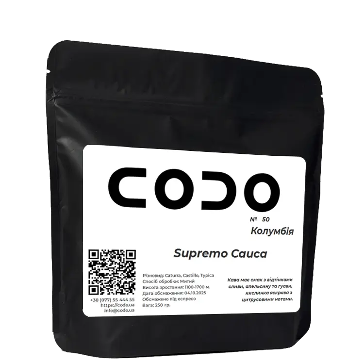 Кава Колумбія Supremo Cauca