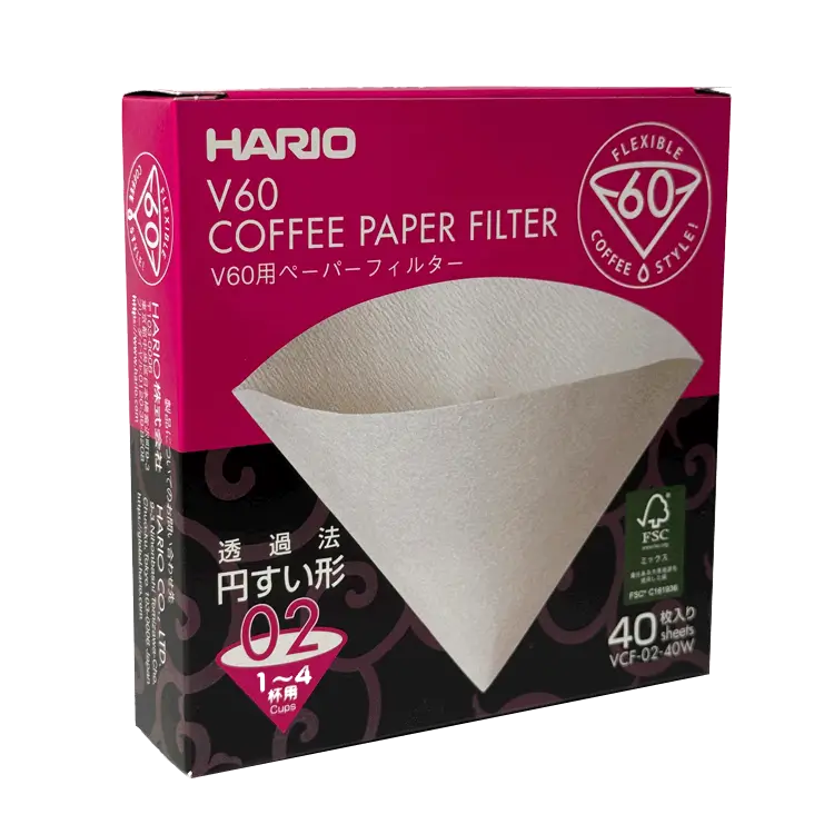Аксесуари Паперові фільтри HARIO BOX V60 розмір 02 упаковка 40 шт