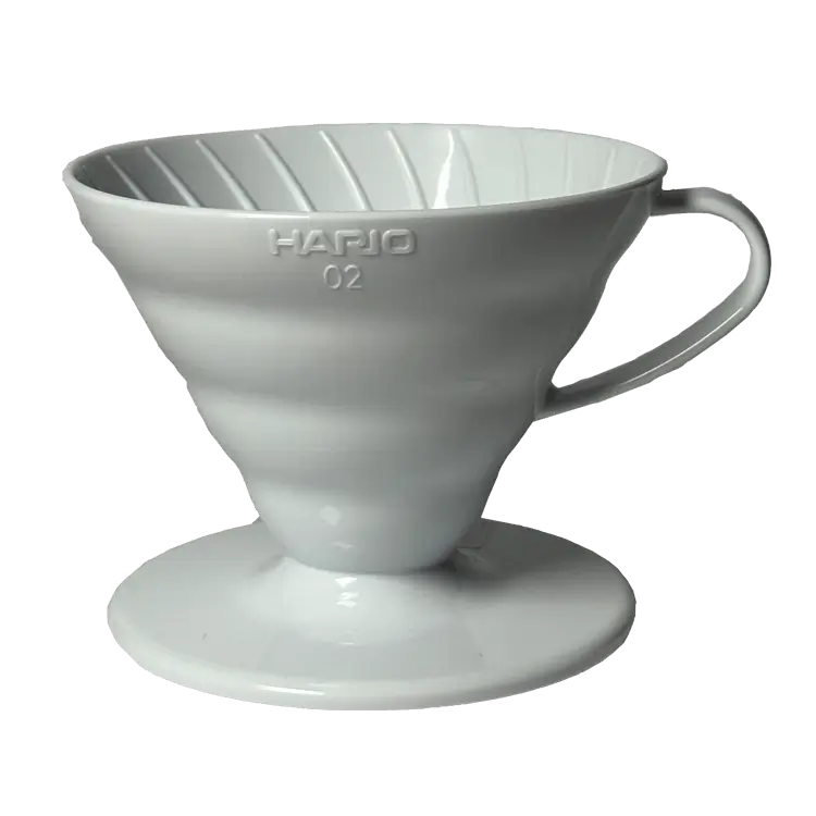 Аксесуари Пуровер HARIO V60 розмір 02 білий з харчового пластику