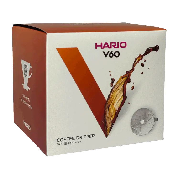 Аксесуари Пуровер HARIO V60 розмір 02 білий з харчового пластику